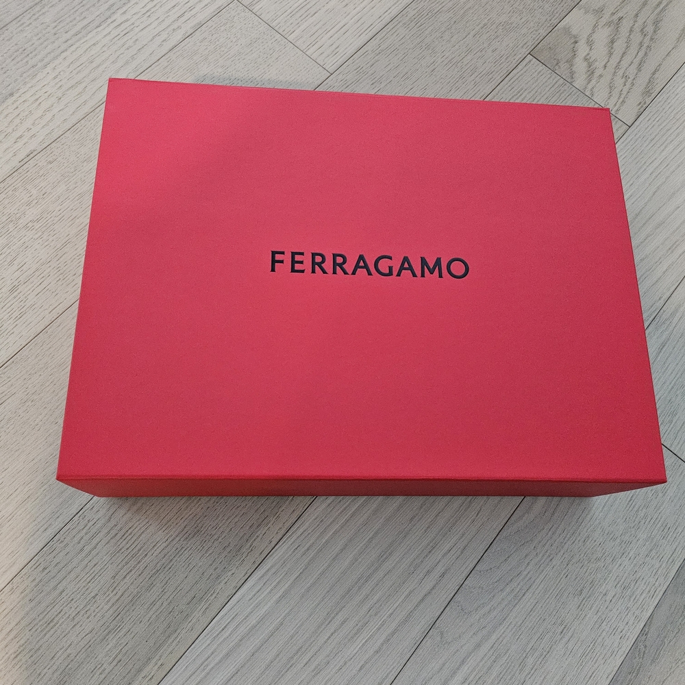 NEW Authentic Ferragamo Red Empty Gift / Storage Box